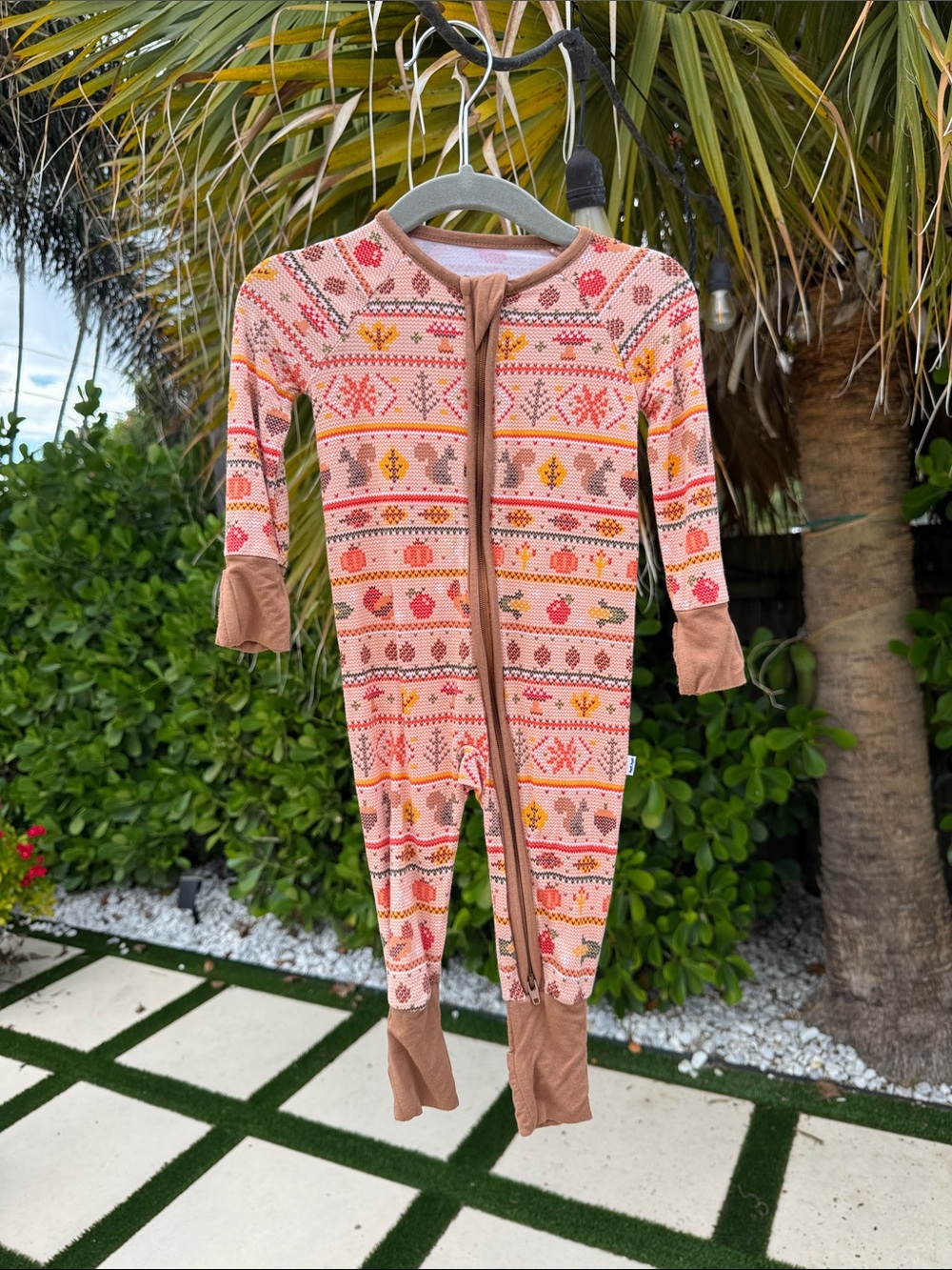 LITTLE SLEEPIES Thanksgiving onesie